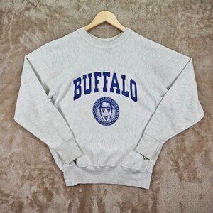 Made in USA Vintage H.L. Miller SUNY Buffalo Sweatshirt University College Sz L